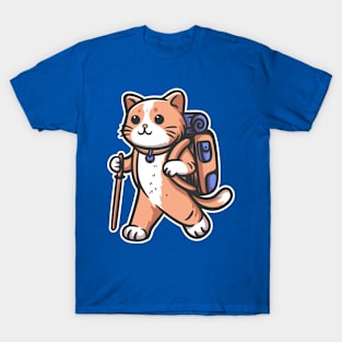Hiking Cat T-Shirt
